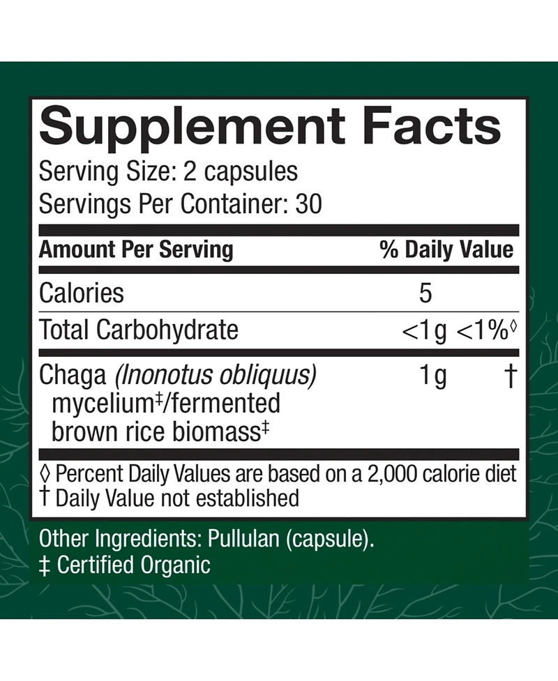 Host Defense Chaga Capsules - Immune System Support Supplement