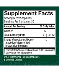 Host Defense Chaga Capsules - Immune System Support Supplement