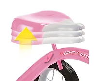 Radio Flyer 33PZ Kids Classic Style Dual Deck Tricycle with Handlebar Bell, Pink