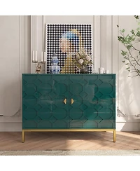 Freestanding Storage Cabinet 2-Door Accent Cabinet
