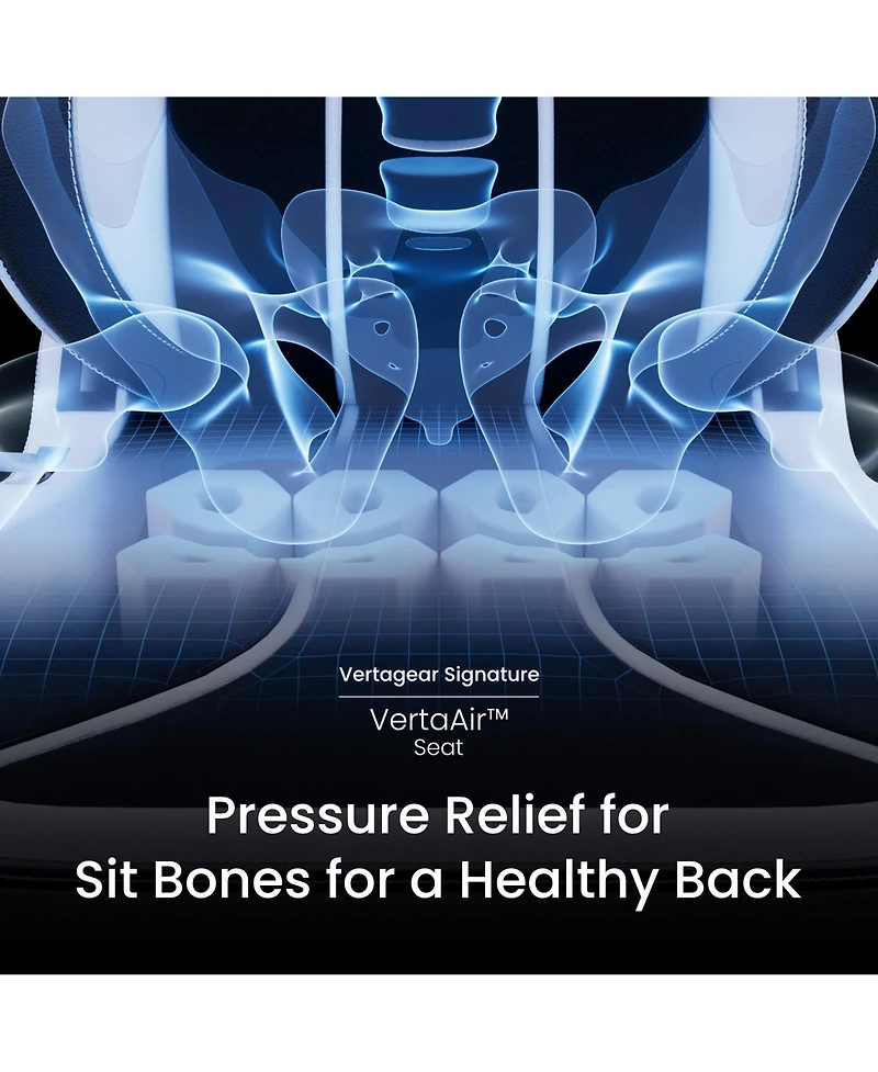 Vertagear SL5800 Ergonomic Large Gaming Chair featuring ContourMax Lumbar & VertaAir Seat systems - Rgb Led Kits Upgradeable Burgundy Red