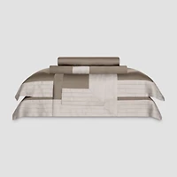 Togas Eden beige/brown Duvet cover King beige/brown