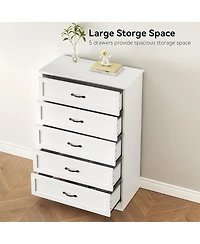 gaomon Modern Drawers Dresser, Chest of Drawers Closet Organizers and Storage Clothes