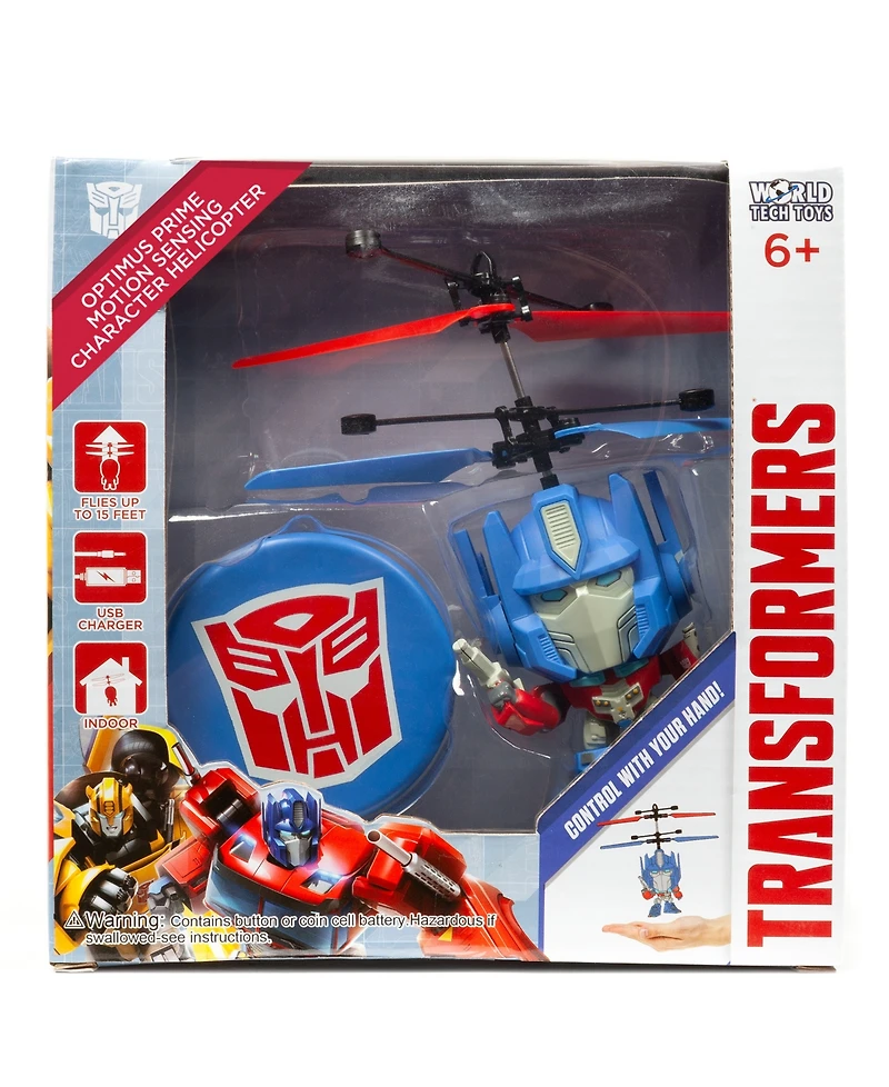 World Tech Toys Hasbro Transformers Optimus Prime Flying Ufo Helicopter