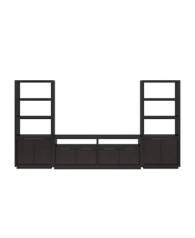 Furniture Tivie 74" Media 3 Pc Console Set