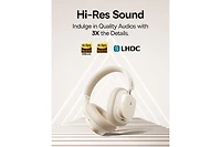 Baseus Wireless Headphones Noise Cancelling Over-Ear Bluetooth H1s, White