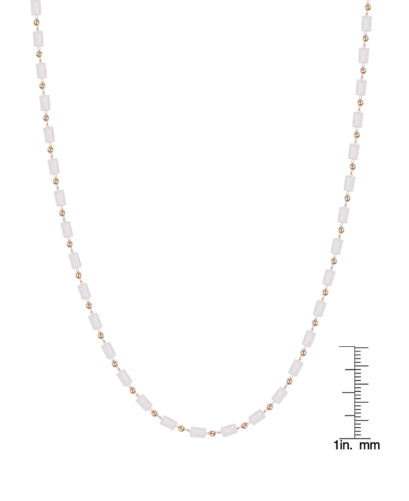 Macy's Gold-Plated Crystal Long Necklace