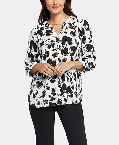 Nydj Women's Pintuck Blouse Top