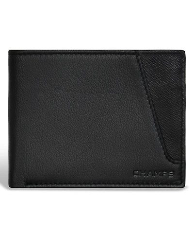 Champs Men's Iconic Collection Leather Bi-Fold Wallet