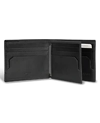 Champs Men's Iconic Collection Leather Center Wing Wallet