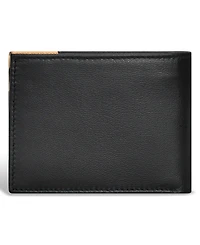 Champs Men's Iconic Collection Leather Top Wing Wallet