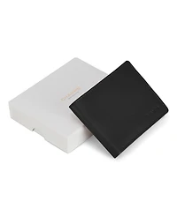 Champs Men's Onyx Collection Leather Zip Bi-Fold Wallet