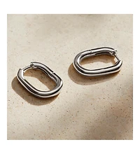 Ana Luisa Silver Hoop Earrings - Rox Small