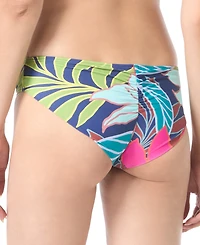 Vince Camuto Women's Floral Shirred-Back Bikini Bottoms