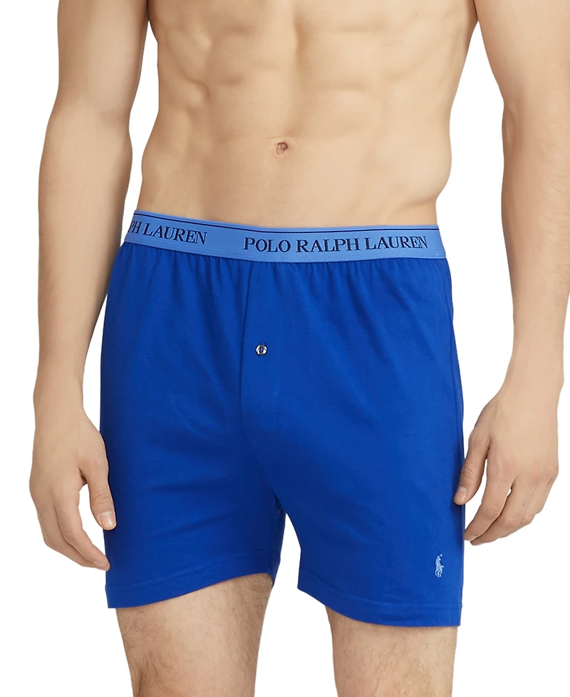 Polo Ralph Lauren Men's 5-Pack Classic-Fit Cotton Knit Boxers