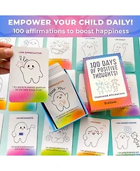 Quokka 100 Affirmation Cards for Kids - Meditation Cards for Mental Health