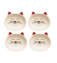 Park Life Designs Set of four Oscar Collection Cat Dining Dishes