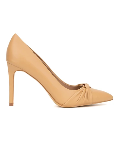 Women's Monique- Knotted Pointy High Heels Pump