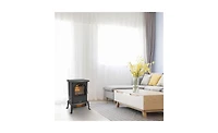 Slickblue Infrared Electric Fireplace Heater - Electric Fireplace Stove for Home Heating