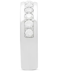 Men's Diamond Comfort Fit Band Ring (1 ct. t.w.) 10k White Gold (also Yellow Gold)