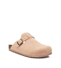Women's Winter Suede Clogs By Xti