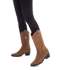 Women's Italian Western Suede Boots By Xti
