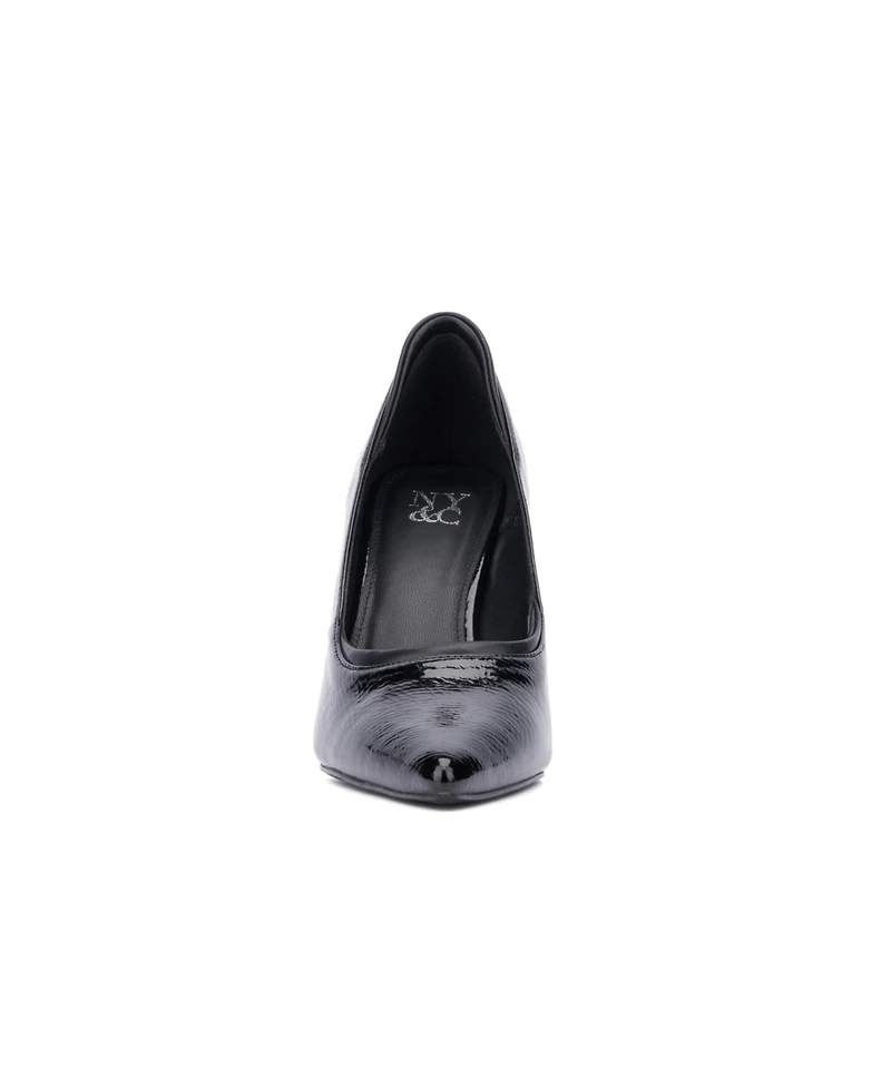 Women's Kailynn- Pointy Textured Pump Heels