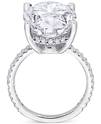 Lab Grown Moissanite Engagement Ring (8 ct. t.w.) 10k White Gold