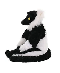 Wild Republic Cuddlekins Black & White Ruffed Lemur Stuffed Animal, 12 Inches