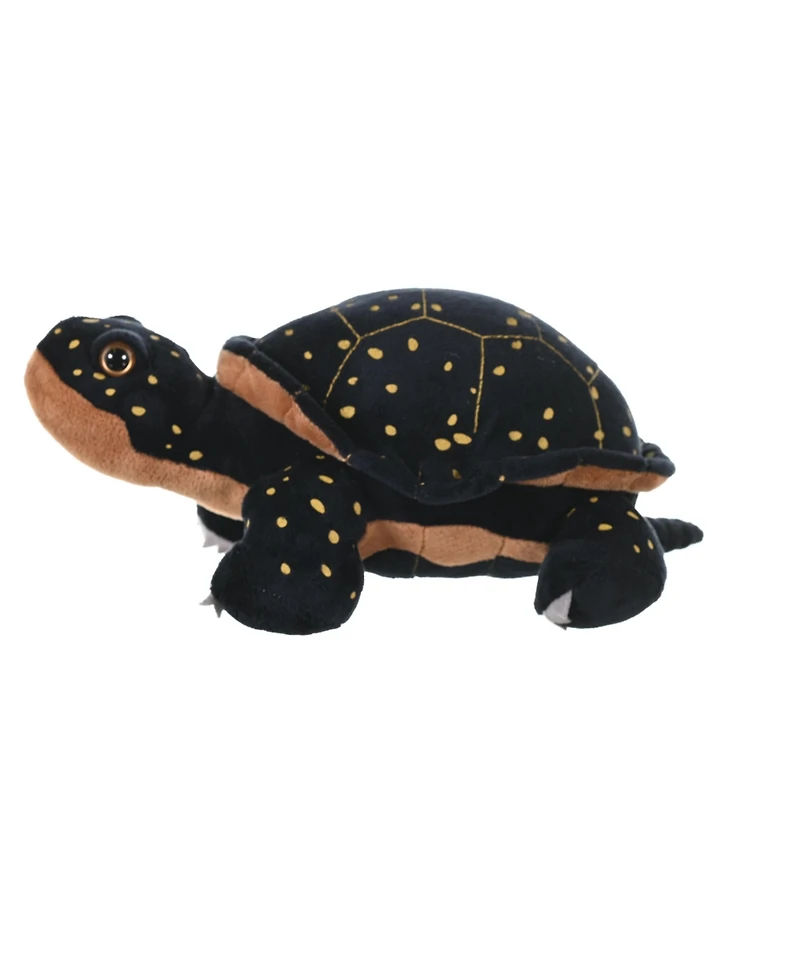 Wild Republic Cuddlekins Spotted Turtle Stuffed Animal, 12 Inches