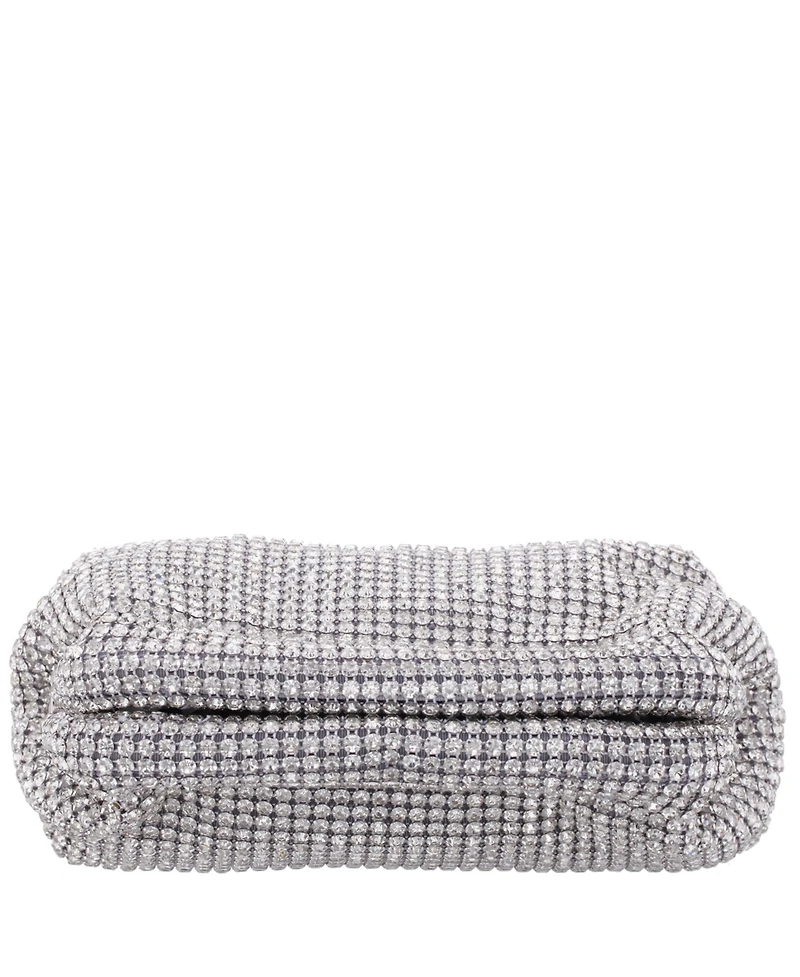 Nina All Over Crystal Frame Magnet Clutch