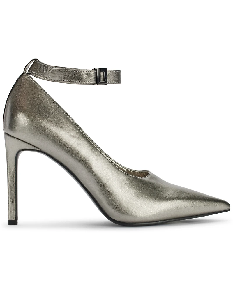 Karl Lagerfeld Paris Women's Sury Ankle Strap Pumps