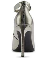 Karl Lagerfeld Paris Women's Sury Ankle Strap Pumps