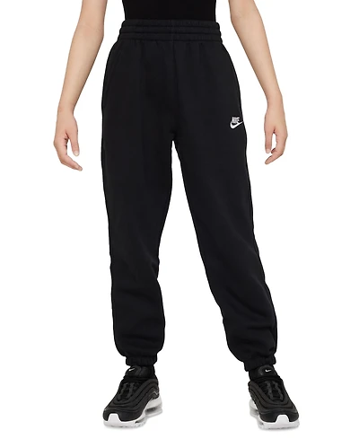 Nike Big Girls Sportswear Club Fleece Loose Logo Joggers