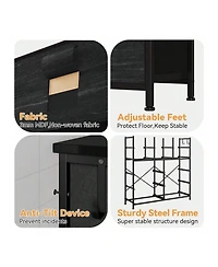 gaomon Dresser For Bedroom With 12 Drawer, Dressers & Chests Of Drawers For Hallway, Entryway, Storage Organizer Unit With Fabric, Sturdy Metal Frame,