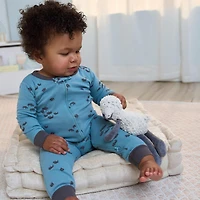 Gerber Baby Girls Snug Fit Footless Pajamas, 3-Pack, Moose & Trees