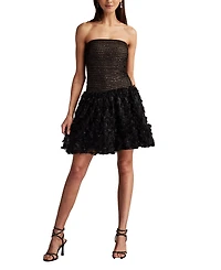 Tadashi Shoji Women's Lula Flower Embellished Mini Dress