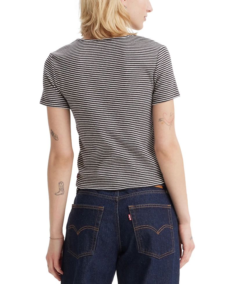 Levi's Women's Muse Short-Sleeve V-Neck Top