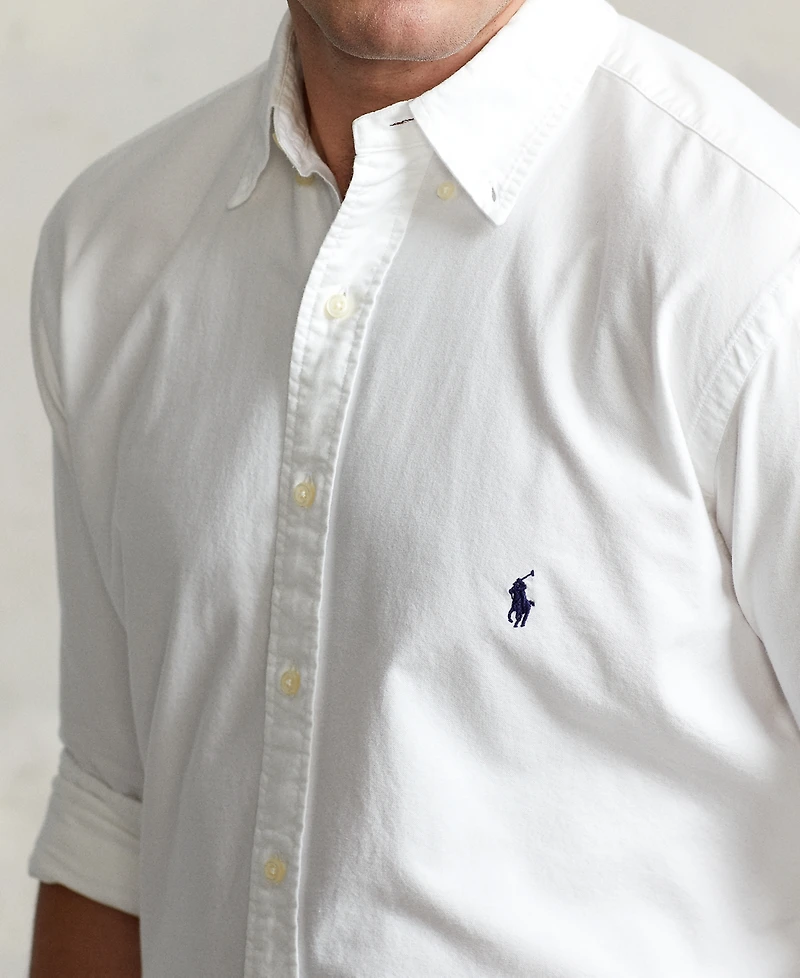 Polo Ralph Lauren Men's Big & Tall Classic Fit Long-Sleeve Oxford Shirt
