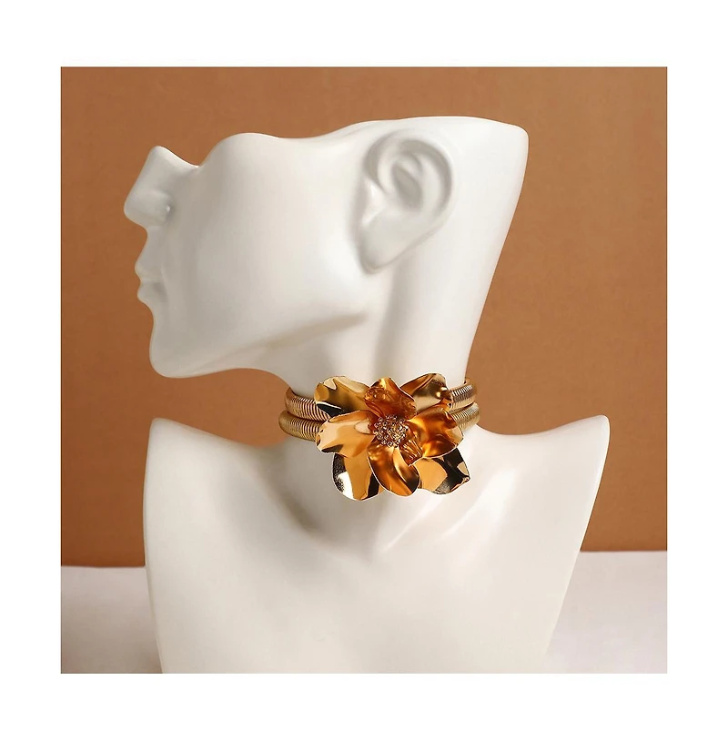 Sohi Women's The Poppy Choker Necklace