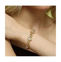 Sohi Women's The Small Clover Tennis Bracelet
