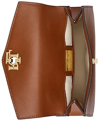 Lauren Ralph Leather Small Farrah Satchel