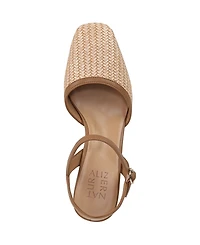 Naturalizer Wave Square Toe Ankle Strap Pumps