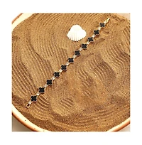 Sohi Women's The Small Clover Tennis Bracelet