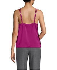 Lands' End Women's Satin Vneck Camisole