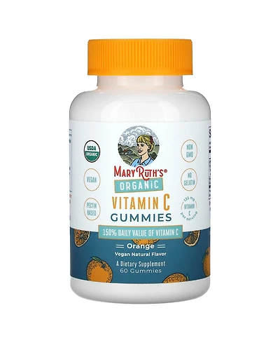 MaryRuth's Organic Vitamin C Gummies Orange
