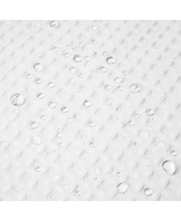 Awesome Home Textured Waffle Weave with Snap In Liner and 12 Hooks, 54"X78"