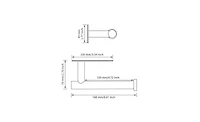 Slickblue Stainless Steel Toilet Paper Holder Adhensive Tissue Roll for Bathroom