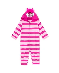 Disney Alice Wonderland Cheshire Cat Zip Up Coverall Tail