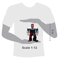 Boss Fight Studio Power Stars Bluto as Sindbad Action Figure – Retro Style Collectible Figurine from Popeye the Sailor Meets Sindbad the Sailor